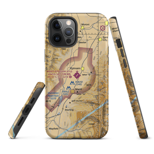 Manti-Ephraim Airport (41U) VFR Sectional  Tough iPhone Case