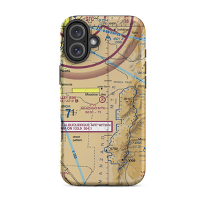 Manzano-Mountain Air Ranch Airport (NM89) VFR Sectional  Tough iPhone Case