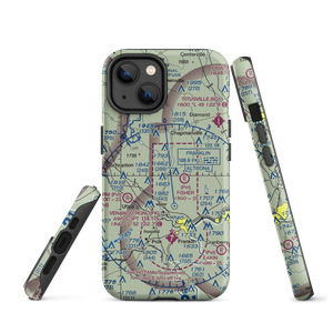 Maple Cave Park Airport (93PA) VFR Sectional  Tough iPhone Case