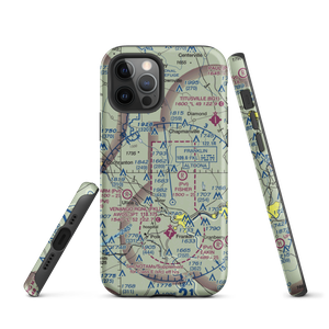 Maple Cave Park Airport (93PA) VFR Sectional  Tough iPhone Case