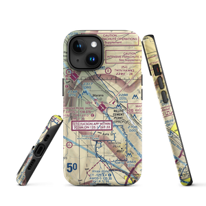 Marana Regional Airport (AVQ) VFR Sectional  Tough iPhone Case