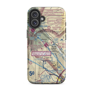 Marana Regional Airport (AVQ) VFR Sectional  Tough iPhone Case