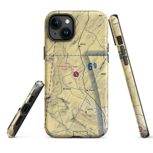 Maravillas Gap Ranch Airport (48XS) VFR Sectional  Tough iPhone Case