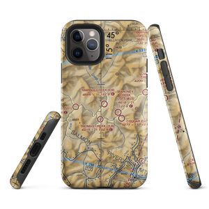 Marble Creek Airstrip (ID8) VFR Sectional  Tough iPhone Case