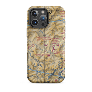 Marble Creek Airstrip (ID8) VFR Sectional  Tough iPhone Case