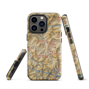 Marble Creek Airstrip (ID8) VFR Sectional  Tough iPhone Case