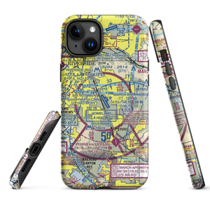 March ARB Airport (RIV) VFR Sectional  Tough iPhone Case
