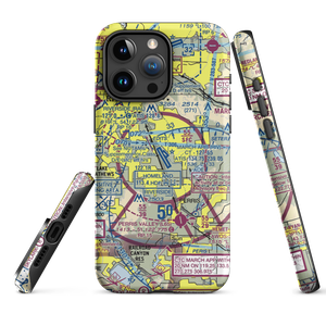 March ARB Airport (RIV) VFR Sectional  Tough iPhone Case