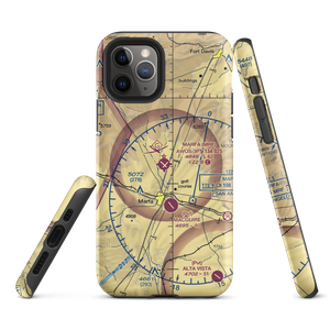 Marfa Municipal Airport (MRF) VFR Sectional  Tough iPhone Case