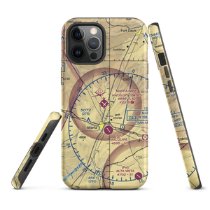 Marfa Municipal Airport (MRF) VFR Sectional  Tough iPhone Case