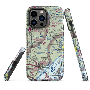 Margerison Airport (ME75) VFR Sectional  Tough iPhone Case