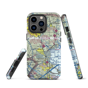 Marin County Airport - Gnoss Field (DVO) VFR Sectional  Tough iPhone Case