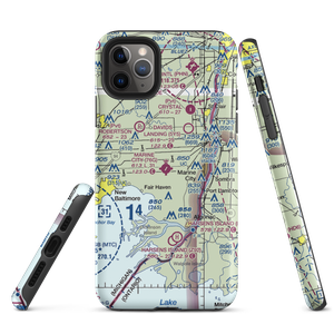 Marine City Airport (76G) VFR Sectional  Tough iPhone Case