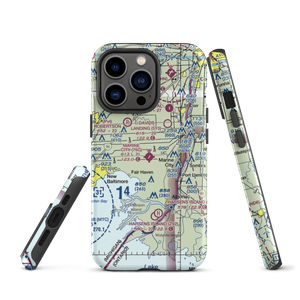 Marine City Airport (76G) VFR Sectional  Tough iPhone Case