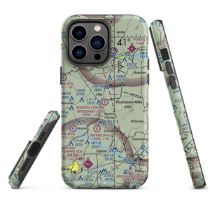 Marion Center Speedway Airport (PN57) VFR Sectional  Tough iPhone Case