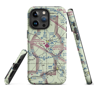 Marion County Rankin Fite Airport (HAB) VFR Sectional  Tough iPhone Case