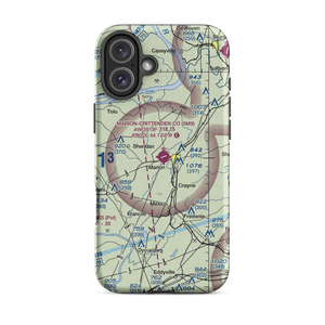 Marion Crittenden County Airport (5M9) VFR Sectional  Tough iPhone Case