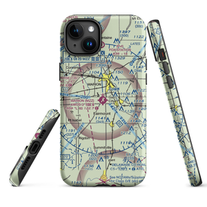 Marion Municipal Airport (MZZ) VFR Sectional  Tough iPhone Case