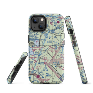 Marjorie Kennan Rawlings Airport (2FD2) VFR Sectional  Tough iPhone Case