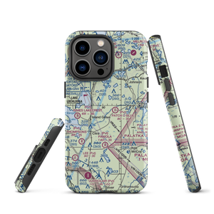 Marjorie Kennan Rawlings Airport (2FD2) VFR Sectional  Tough iPhone Case