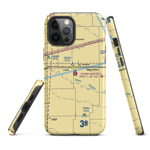 Mark Hoard Memorial Airport (3K7) VFR Sectional  Tough iPhone Case