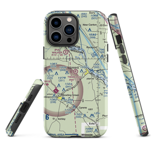 Mark Twain Air Park (4MO6) VFR Sectional  Tough iPhone Case