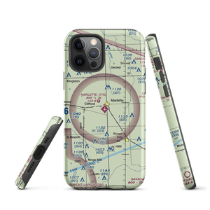 Marlette Township Airport (77G) VFR Sectional  Tough iPhone Case