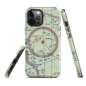 Marlette Township Airport (77G) VFR Sectional  Tough iPhone Case