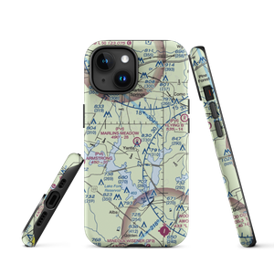 Marlin'S Meadow Airport (XS48) VFR Sectional  Tough iPhone Case