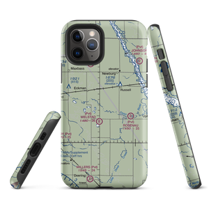 Marsh Brothers Airstrip (6NA6) VFR Sectional  Tough iPhone Case