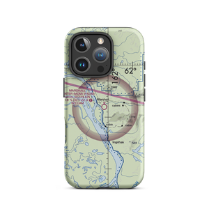 Marshall Don Hunter Sr Airport (MDM) VFR Sectional  Tough iPhone Case