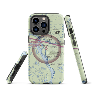 Marshall Don Hunter Sr Airport (MDM) VFR Sectional  Tough iPhone Case