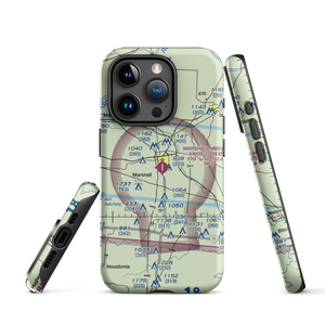 Marshall Memorial Municipal Airport (MHL) VFR Sectional  Tough iPhone Case