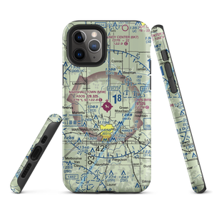 Marshalltown Municipal Airport (MIW) VFR Sectional  Tough iPhone Case