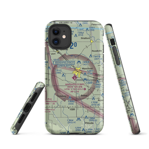 Marshfield Municipal Airport (MFI) VFR Sectional  Tough iPhone Case