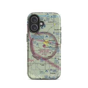 Marshfield Municipal Airport (MFI) VFR Sectional  Tough iPhone Case