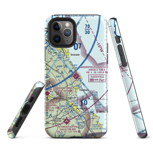 Marshfield Municipal George Harlow Field (GHG) VFR Sectional  Tough iPhone Case