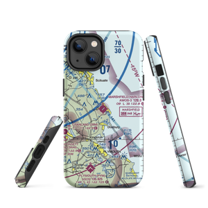 Marshfield Municipal George Harlow Field (GHG) VFR Sectional  Tough iPhone Case
