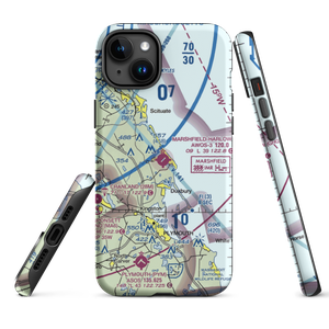 Marshfield Municipal George Harlow Field (GHG) VFR Sectional  Tough iPhone Case