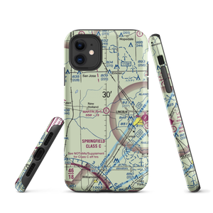 Martin Airport (IL64) VFR Sectional  Tough iPhone Case