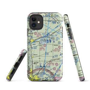 Martin RLA Restricted Landing Area (IL82) VFR Sectional  Tough iPhone Case