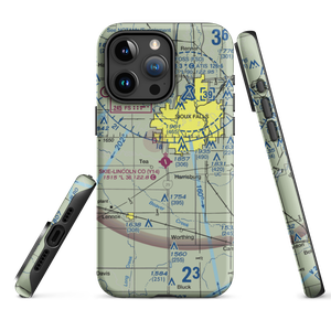 Marv Skie Lincoln County Airport (Y14) VFR Sectional  Tough iPhone Case