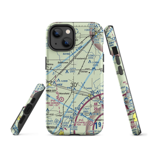 Marvin D Bradd Airport (51IL) VFR Sectional  Tough iPhone Case