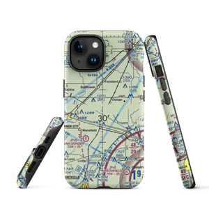 Marvin D Bradd Airport (51IL) VFR Sectional  Tough iPhone Case