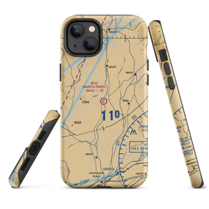 Marys River Ranch Airport (NV04) VFR Sectional  Tough iPhone Case