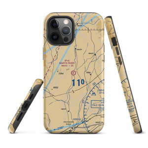 Marys River Ranch Airport (NV04) VFR Sectional  Tough iPhone Case