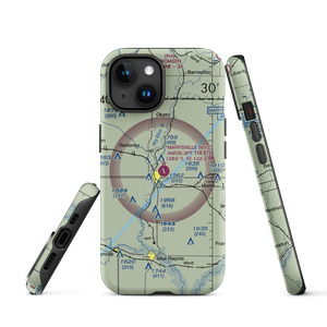 Marysville Municipal Airport (MYZ) VFR Sectional  Tough iPhone Case