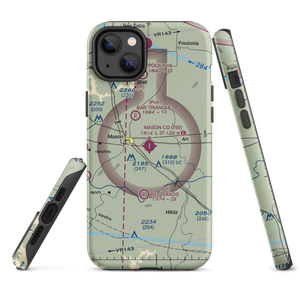 Mason County Airport (T92) VFR Sectional  Tough iPhone Case