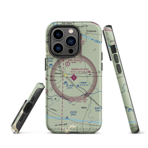 Mason County Airport (T92) VFR Sectional  Tough iPhone Case