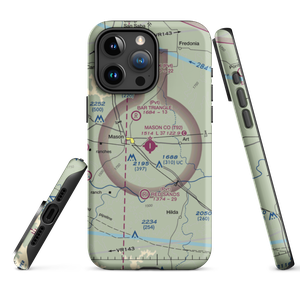 Mason County Airport (T92) VFR Sectional  Tough iPhone Case